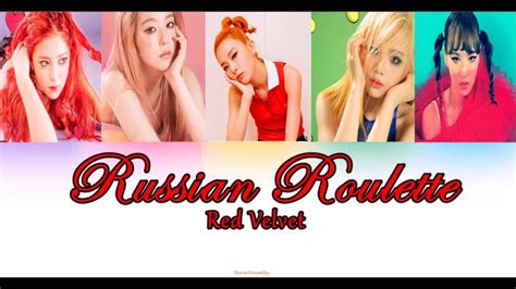 red velvet russian roulette lyrics english